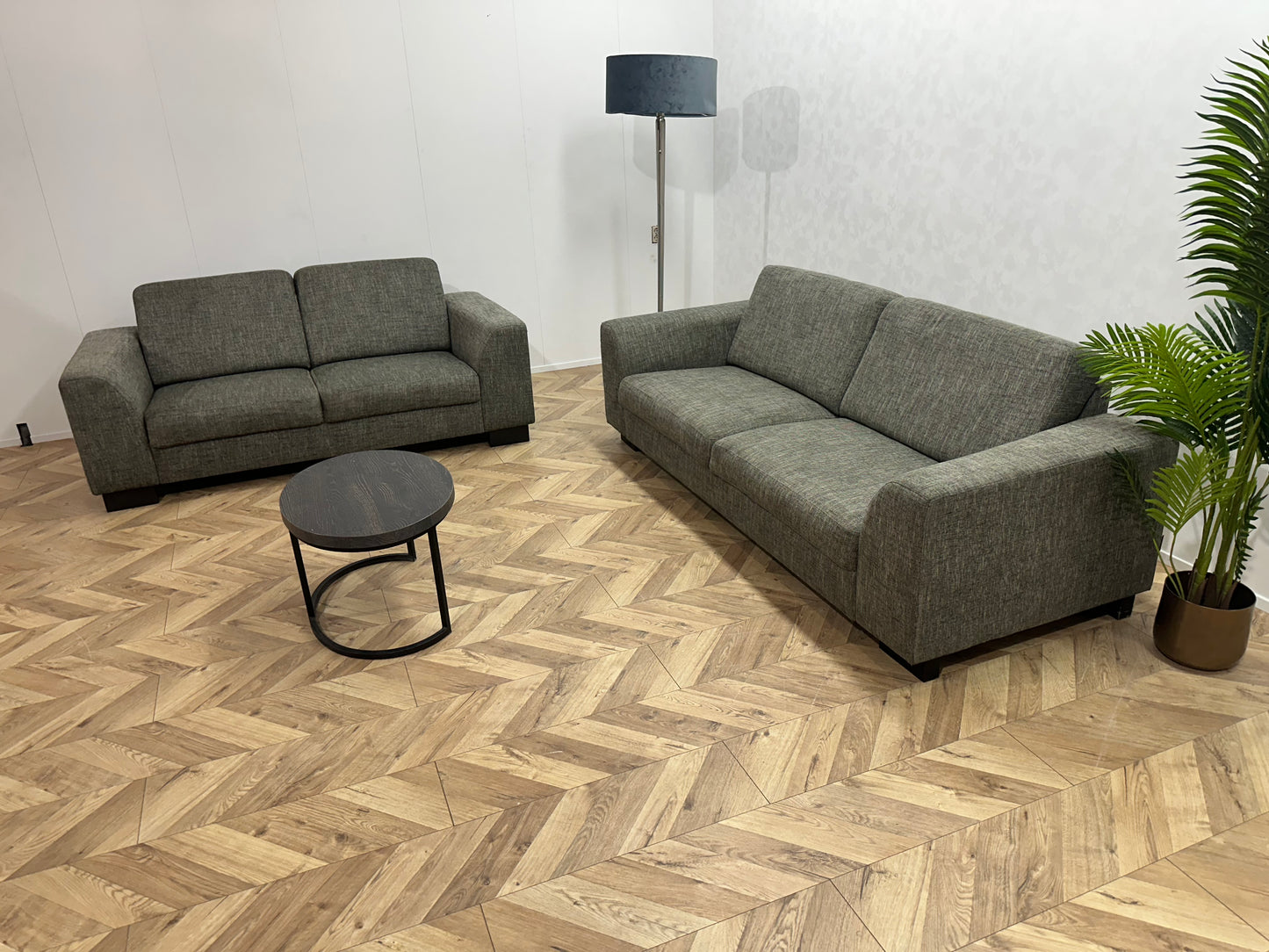 Easy Sofa Antraciet Banken Set ~ Vaste Kussens