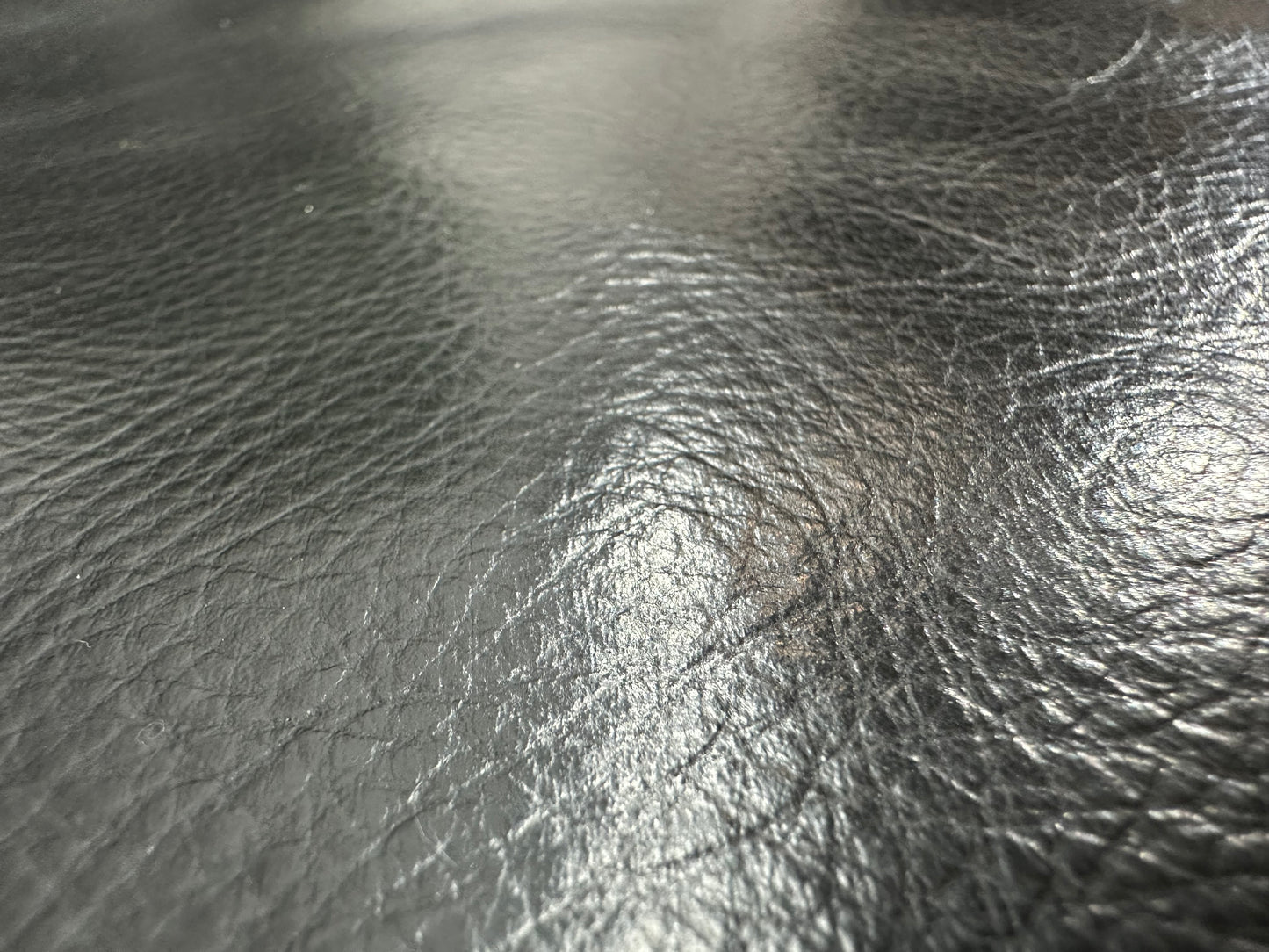 Chateau D’ax Zwart Echt Lederen 2.5-Zits Bank ~ Vaste Kussens