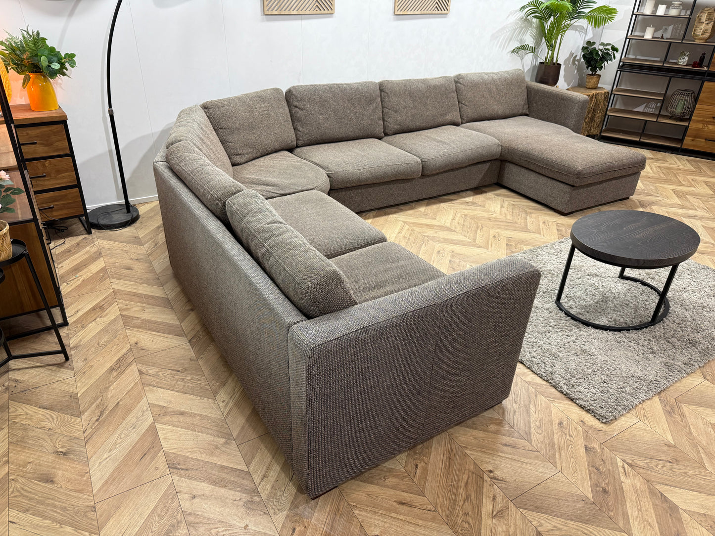 Bruine Stoffen U Bank ~ Losse Rugkussens