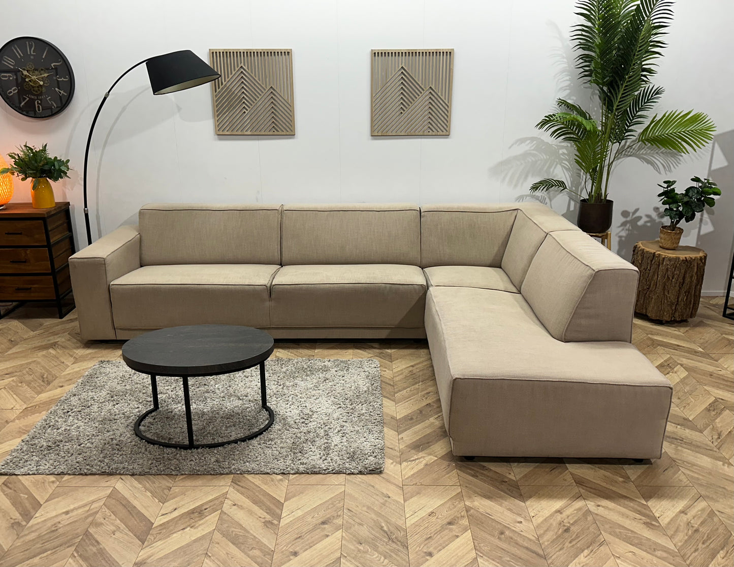 Beige Hoekbank ~ Inruilvoordeel