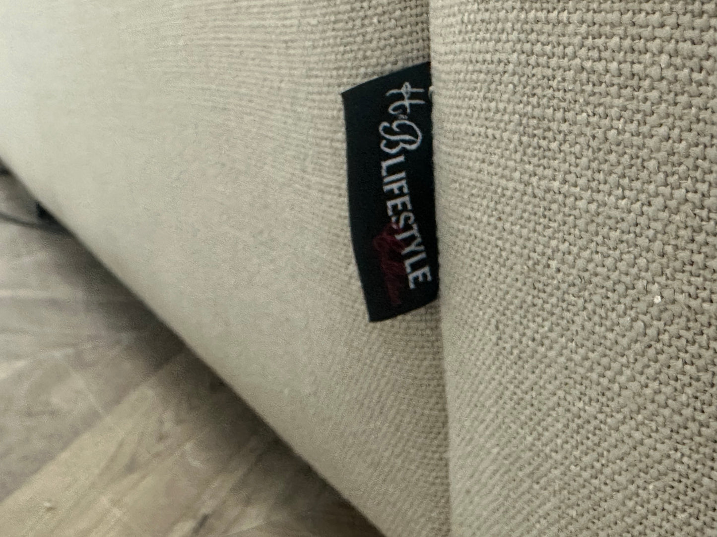 HB Lifestyle Crème Hoekbank ~ Vaste Kussens