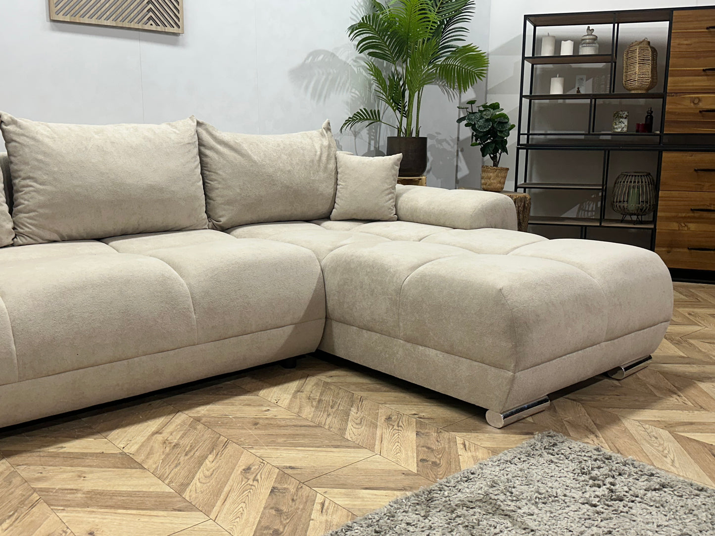 !Showroommodel! Crème Velvet U Bank