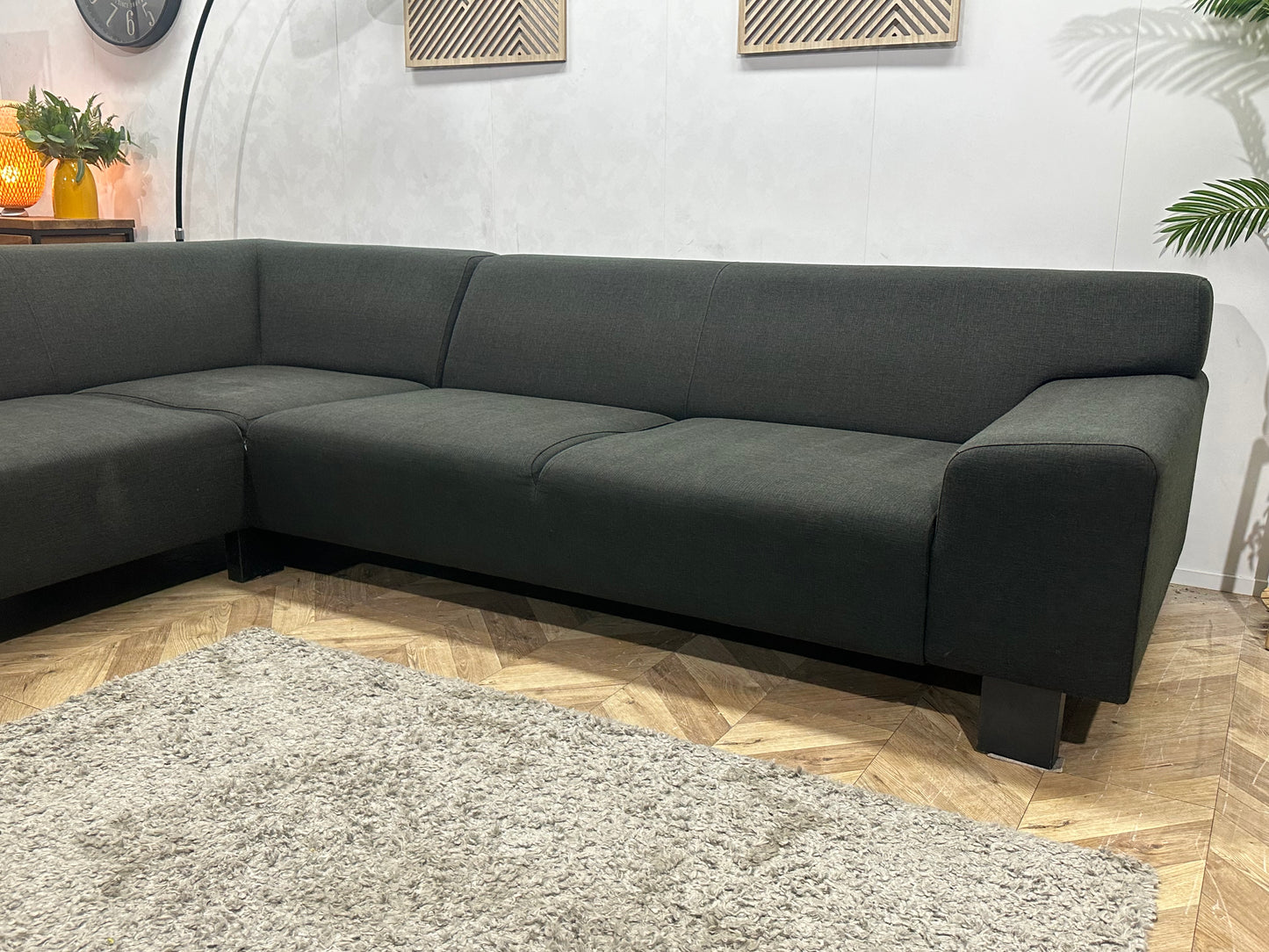 Zwarte Hoekbank ~ Inruilvoordeel