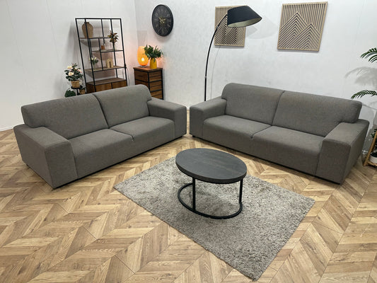 Grijze Banken Set ~ Vaste Kussens