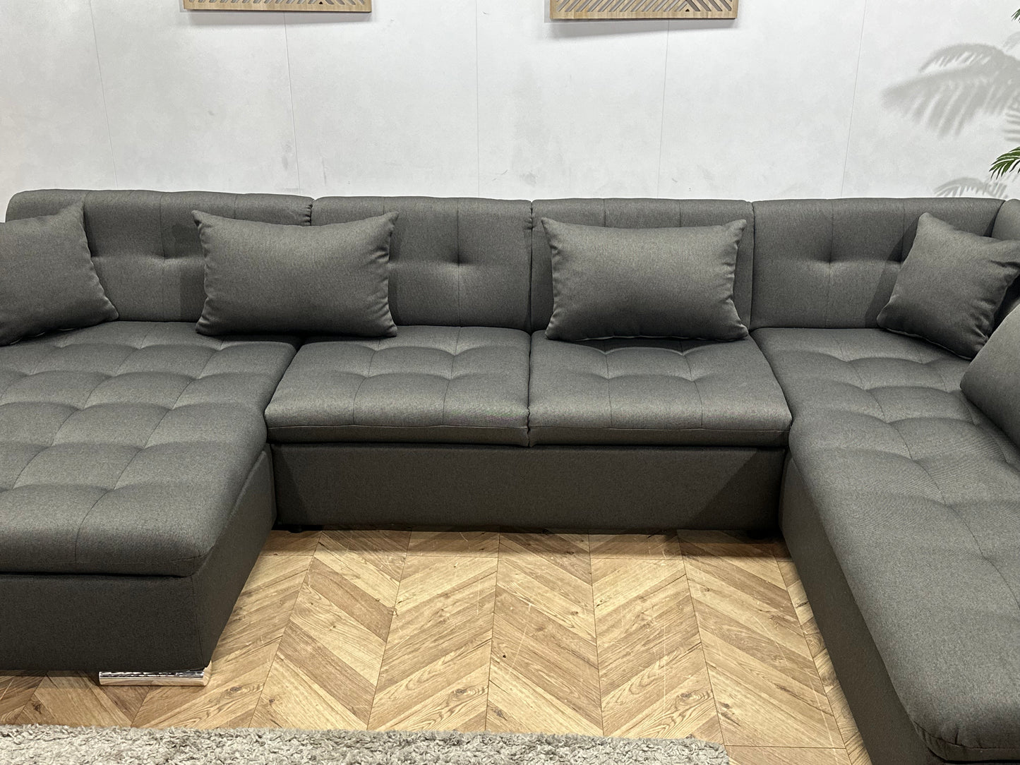 !Showroommodel! Antraciet U Bank