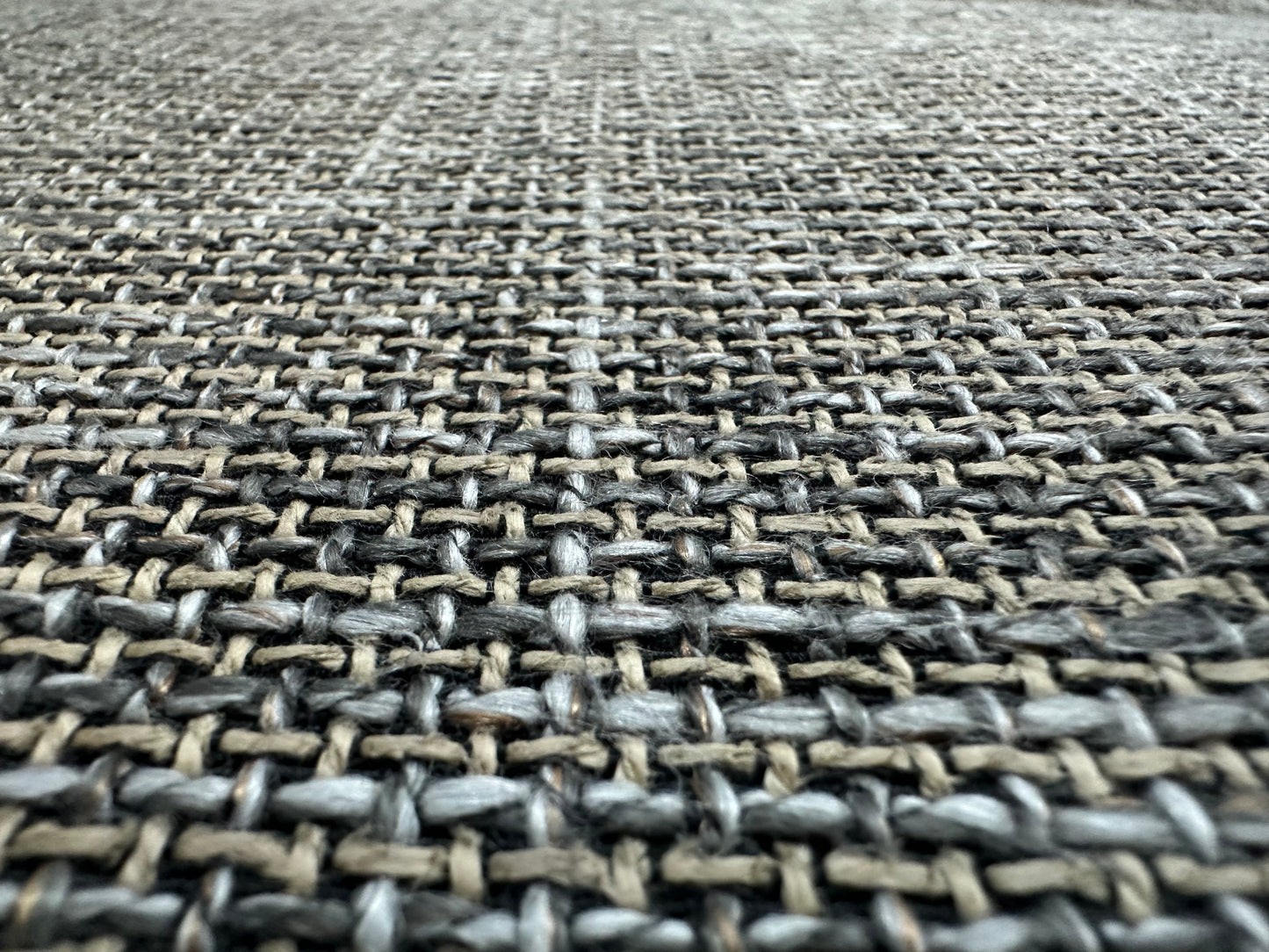 Grijze/Beige U Bank ~ Losse Kussens Met Afneembare Hoezen