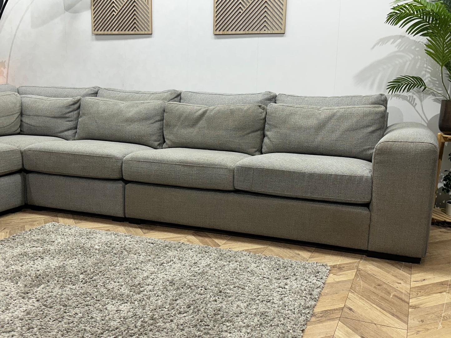 Montèl Grijze Ruime Hoekbank ~ Inruilvoordeel