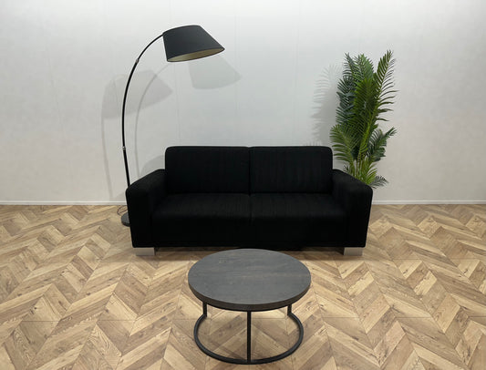 In.House Zwart 2.5-Zits Bank ~ Vaste Kussens