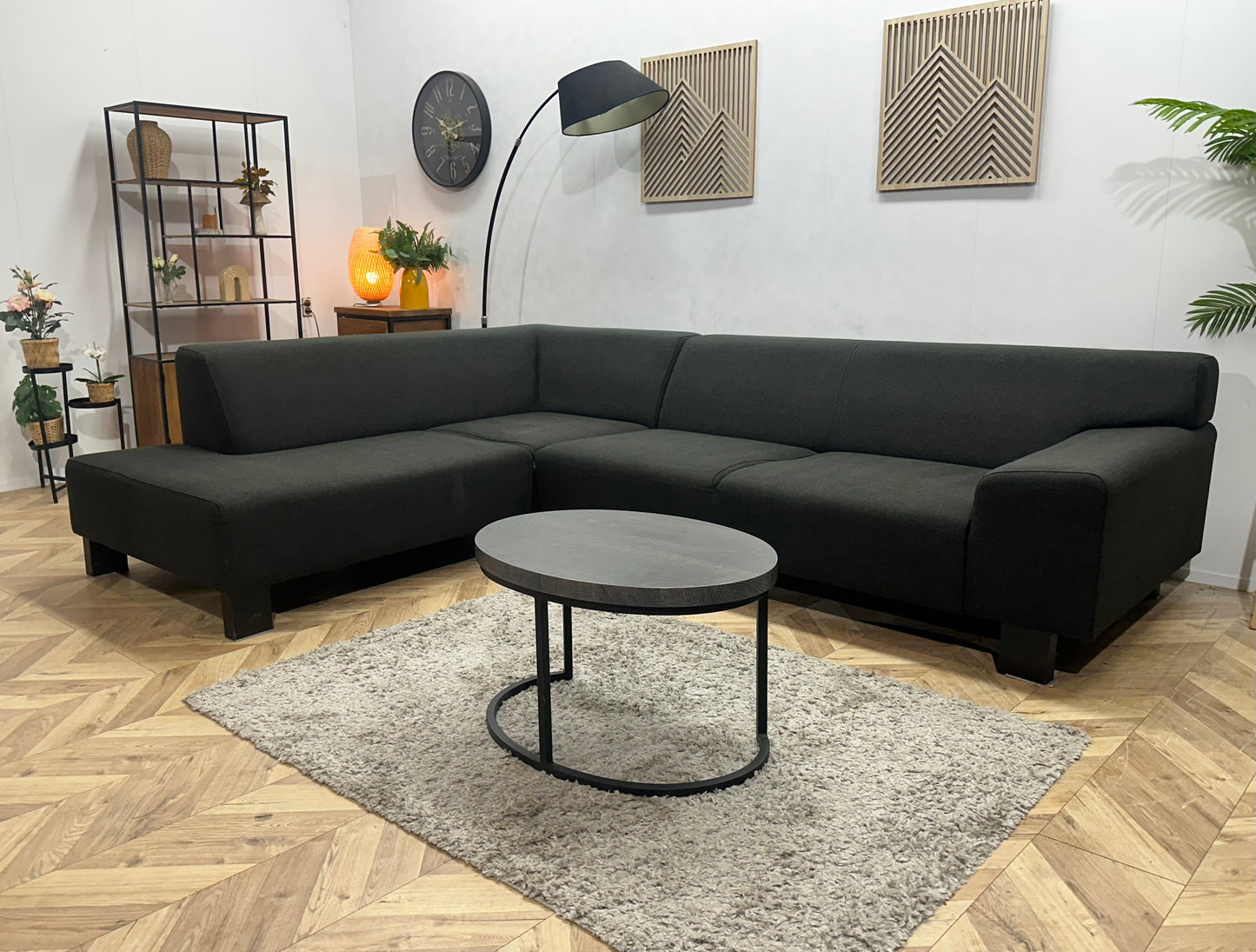 Zwarte Hoekbank ~ Inruilvoordeel