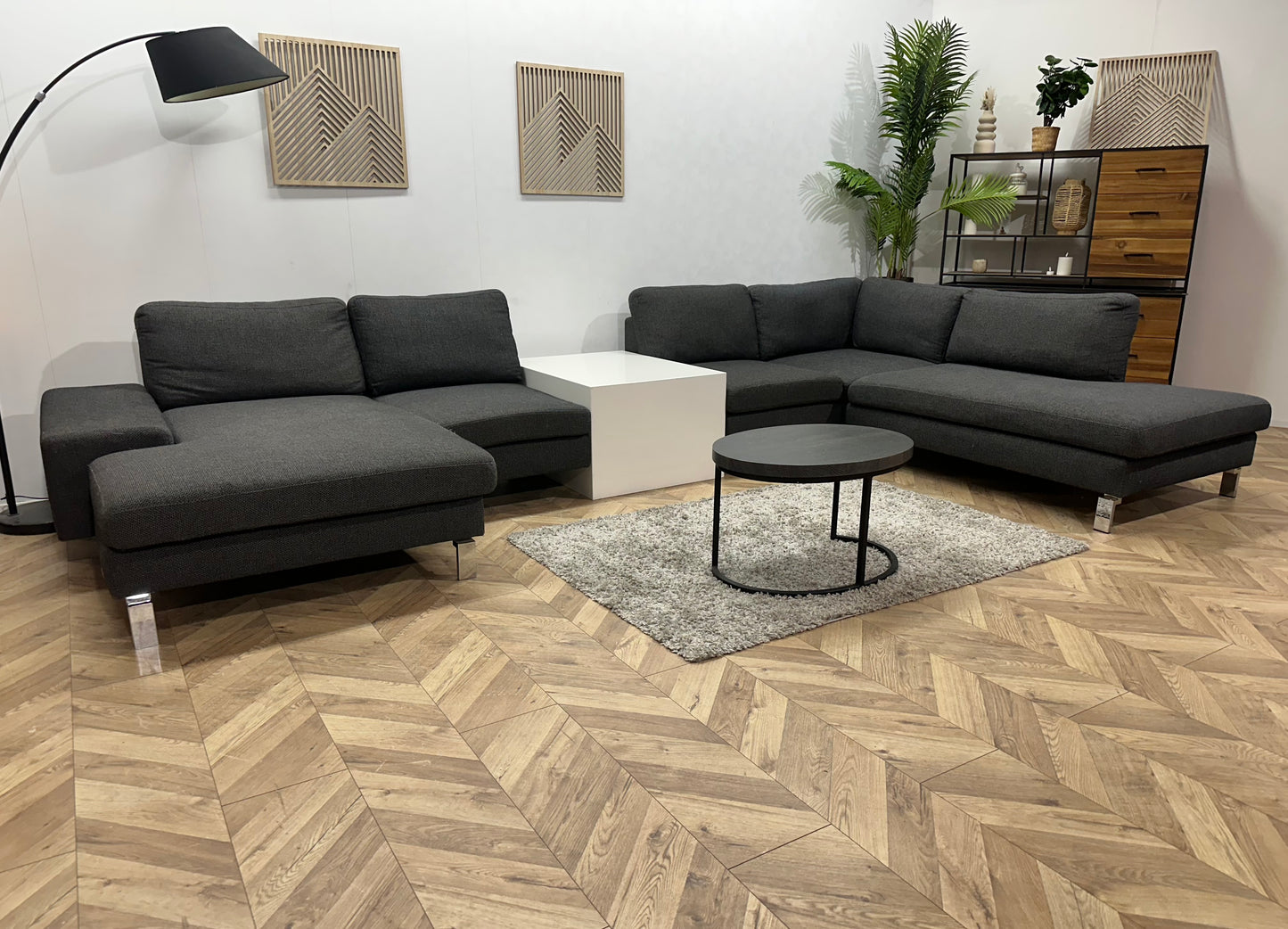 Musterring Antraciet U Bank ~ Losse Kussens Met Afneembare Hoezen