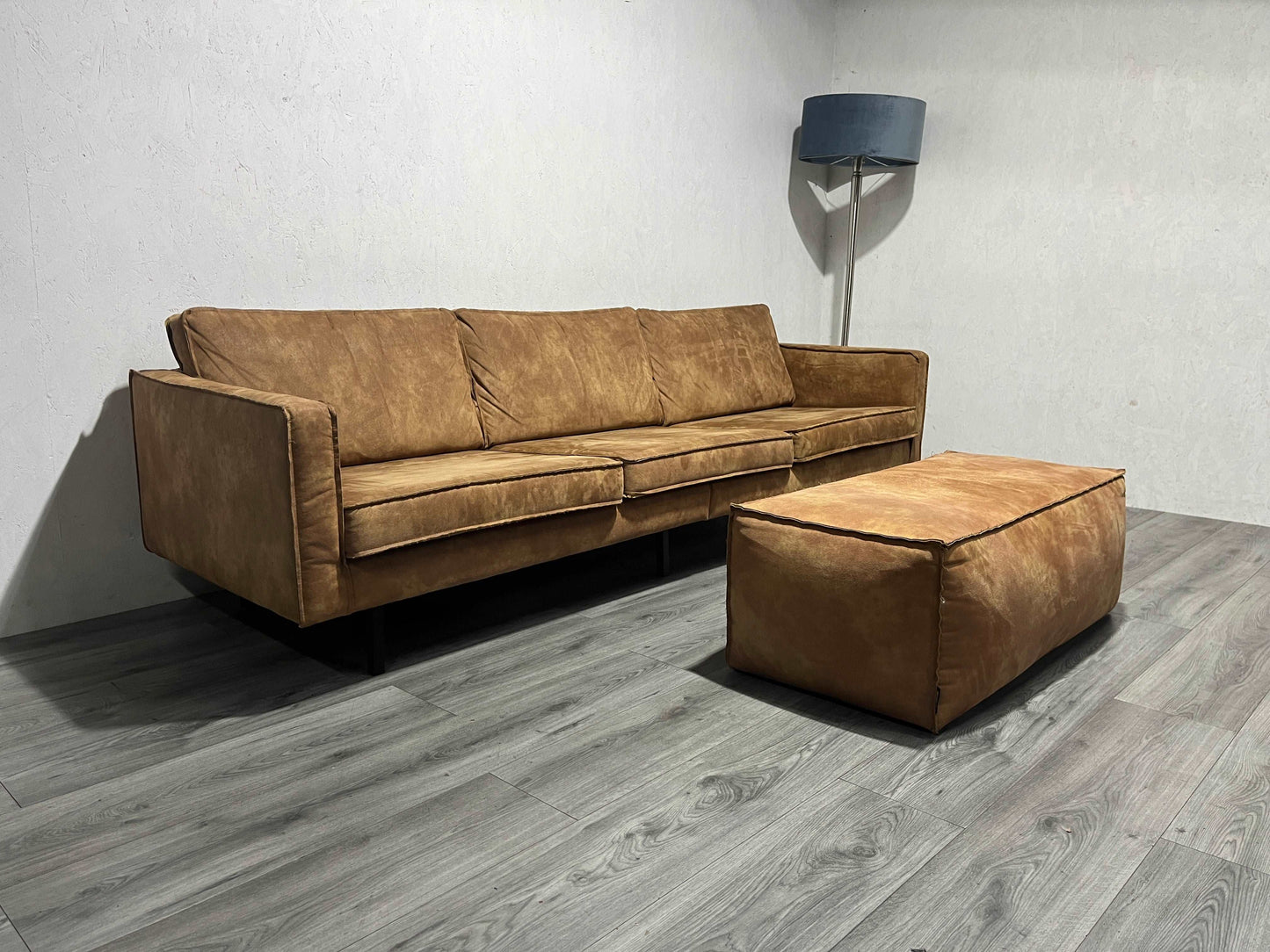 Be Pure Cognac Bruine 3 Zitter Inc. Hocker