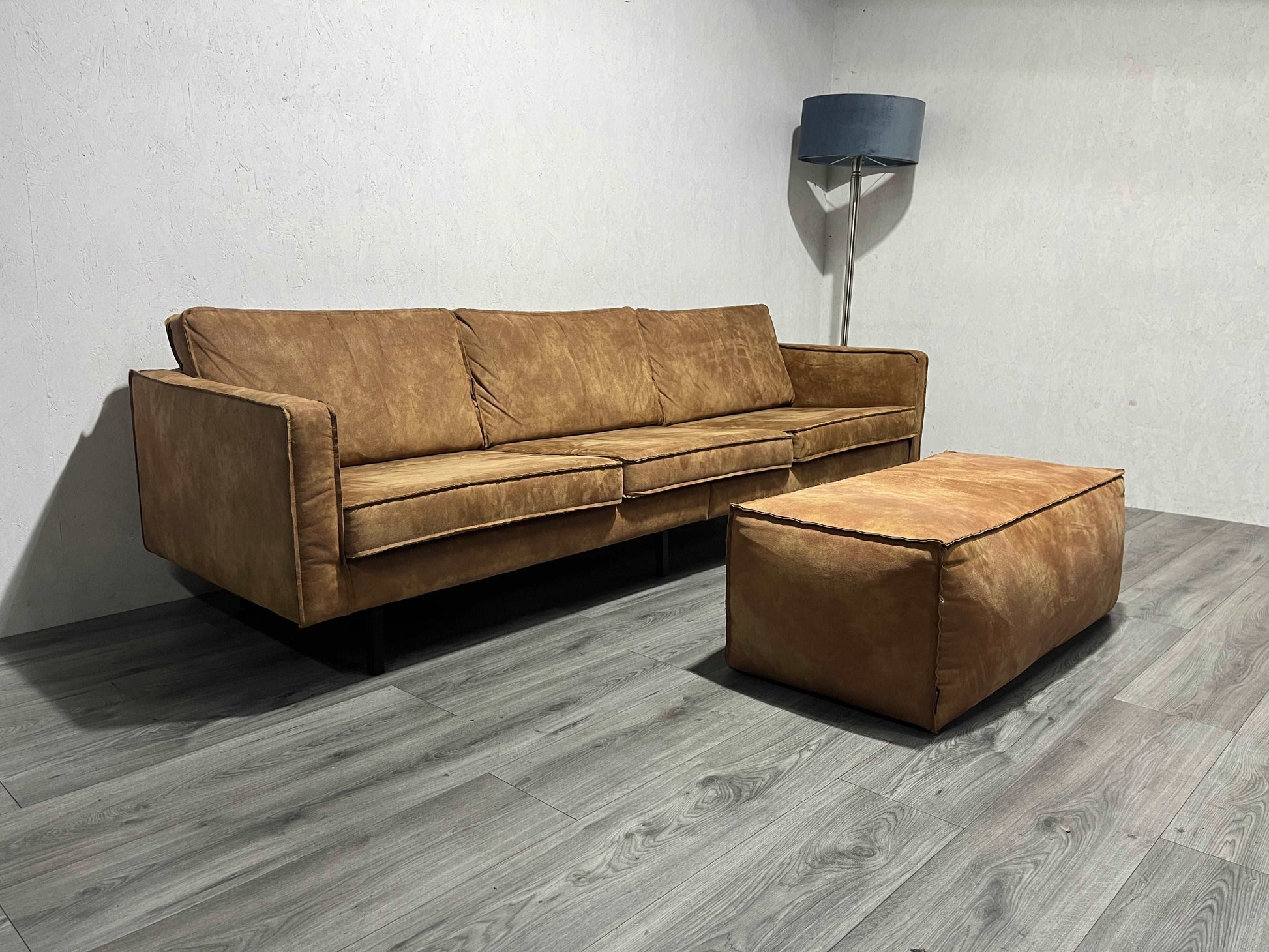 Be Pure Cognac Bruine 3 Zitter Inc. Hocker