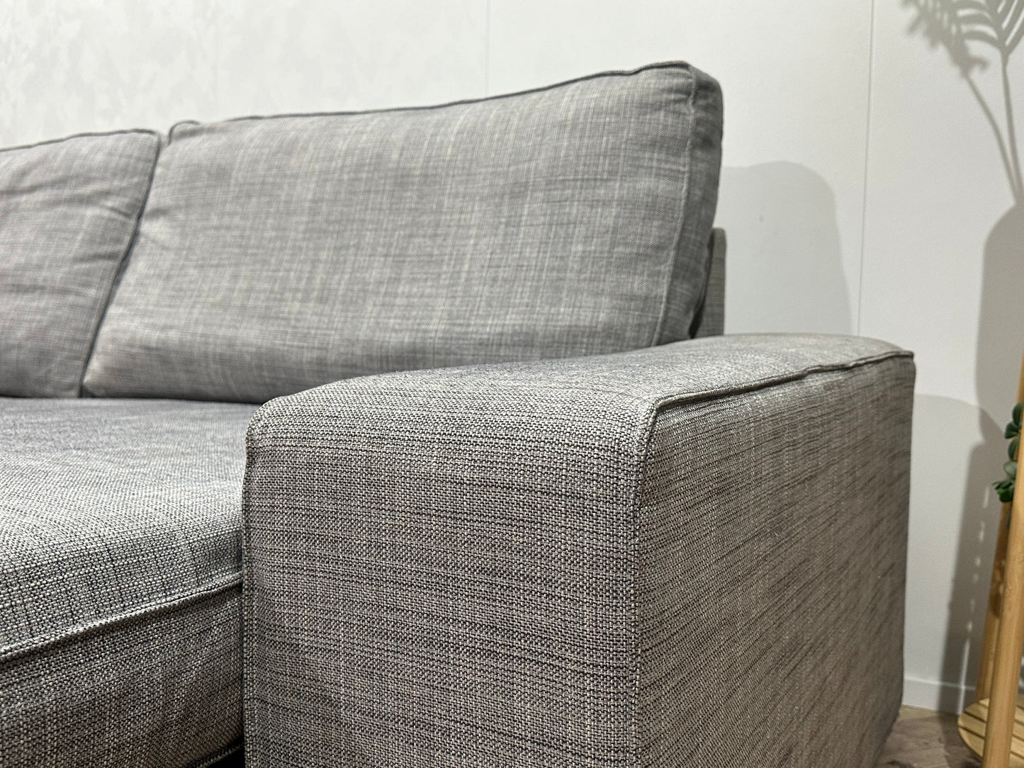 Licht Grijze Hoekbank Inc Fauteuil ~ Inruilvoordeel