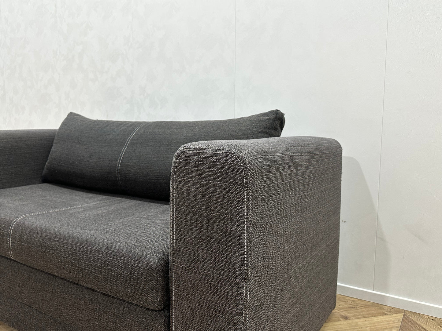 Antraciet 2-Zits Bank ~ Losse Kussens Met Afneembare Hoezen