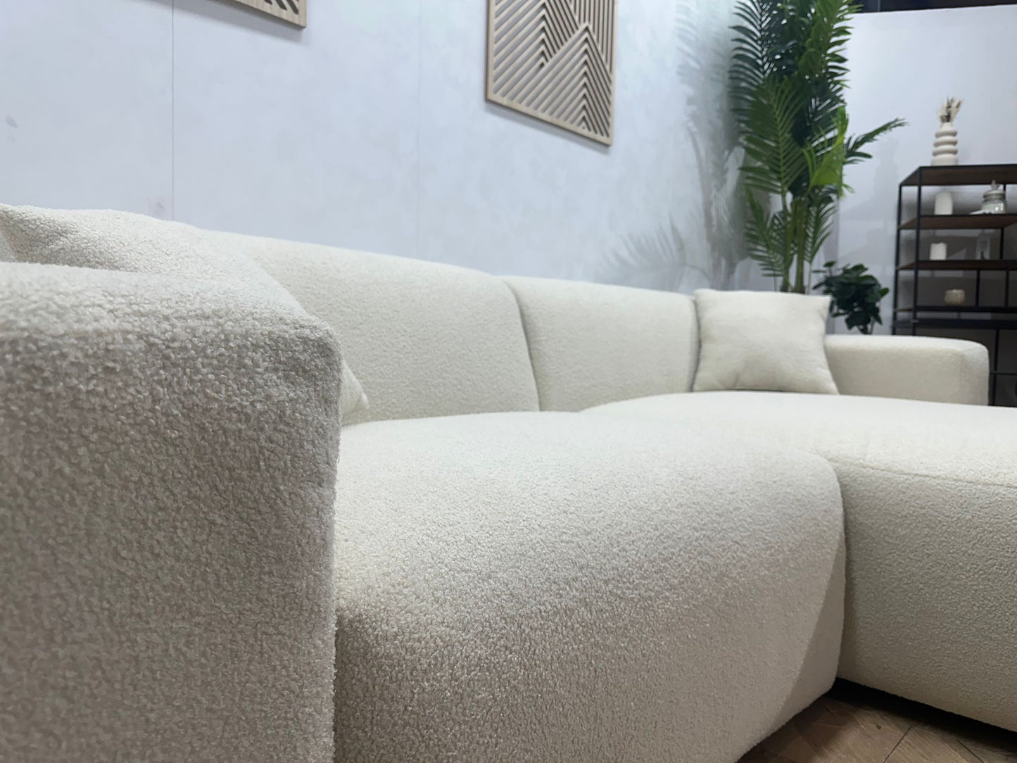 Hoekbank Den Haag Bouclé