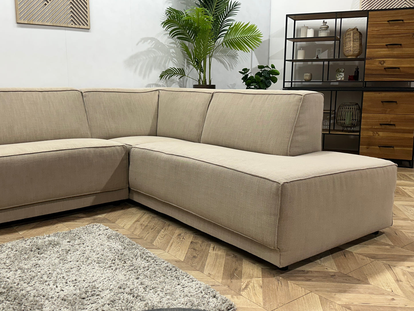 Beige Hoekbank ~ Inruilvoordeel