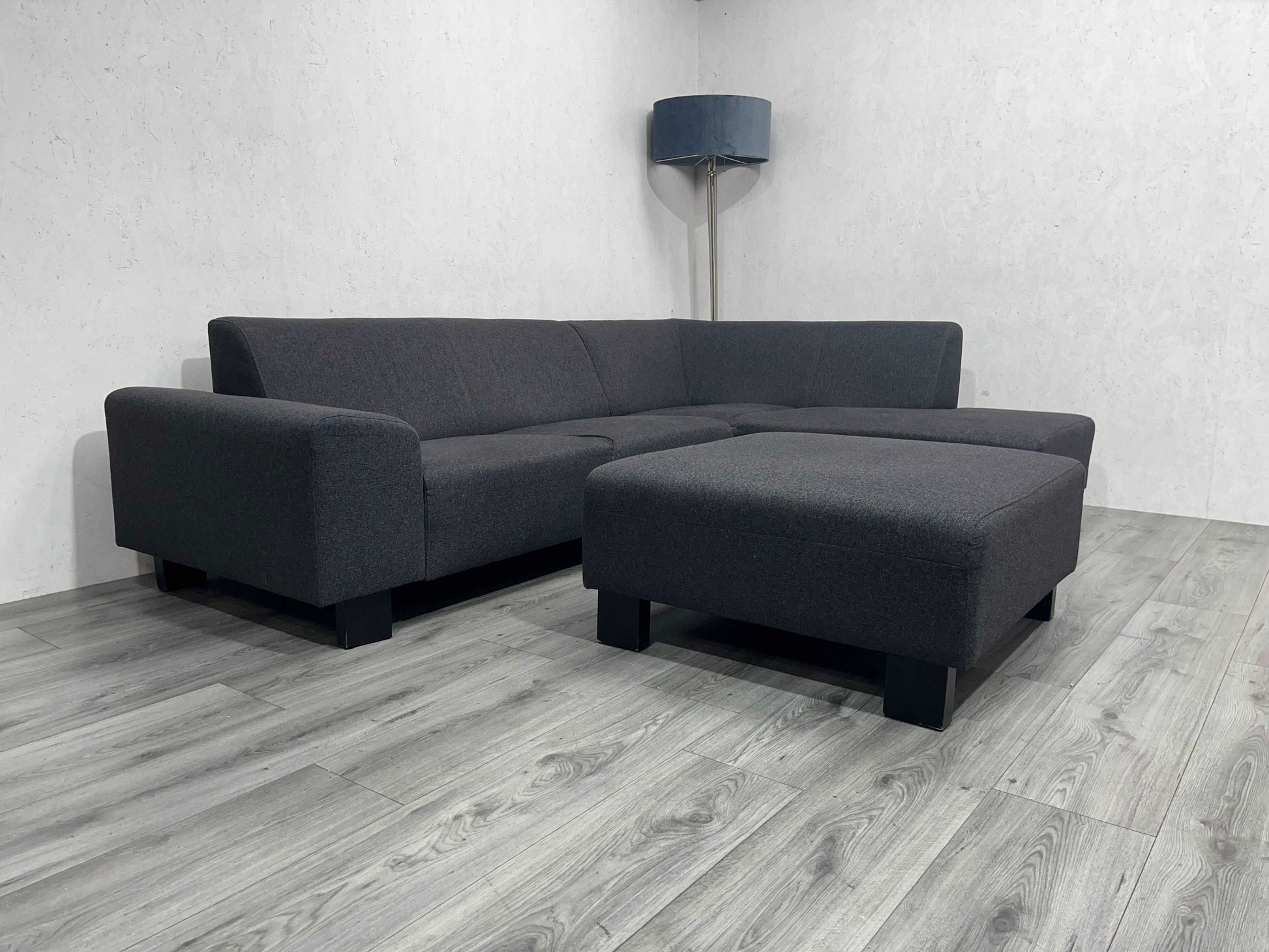 Antraciet HoekBank Inc. hocker