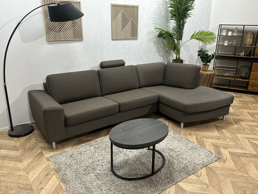 Antraciet Design Hoekbank ~ Losse Kussens Met Afneembare Hoezen