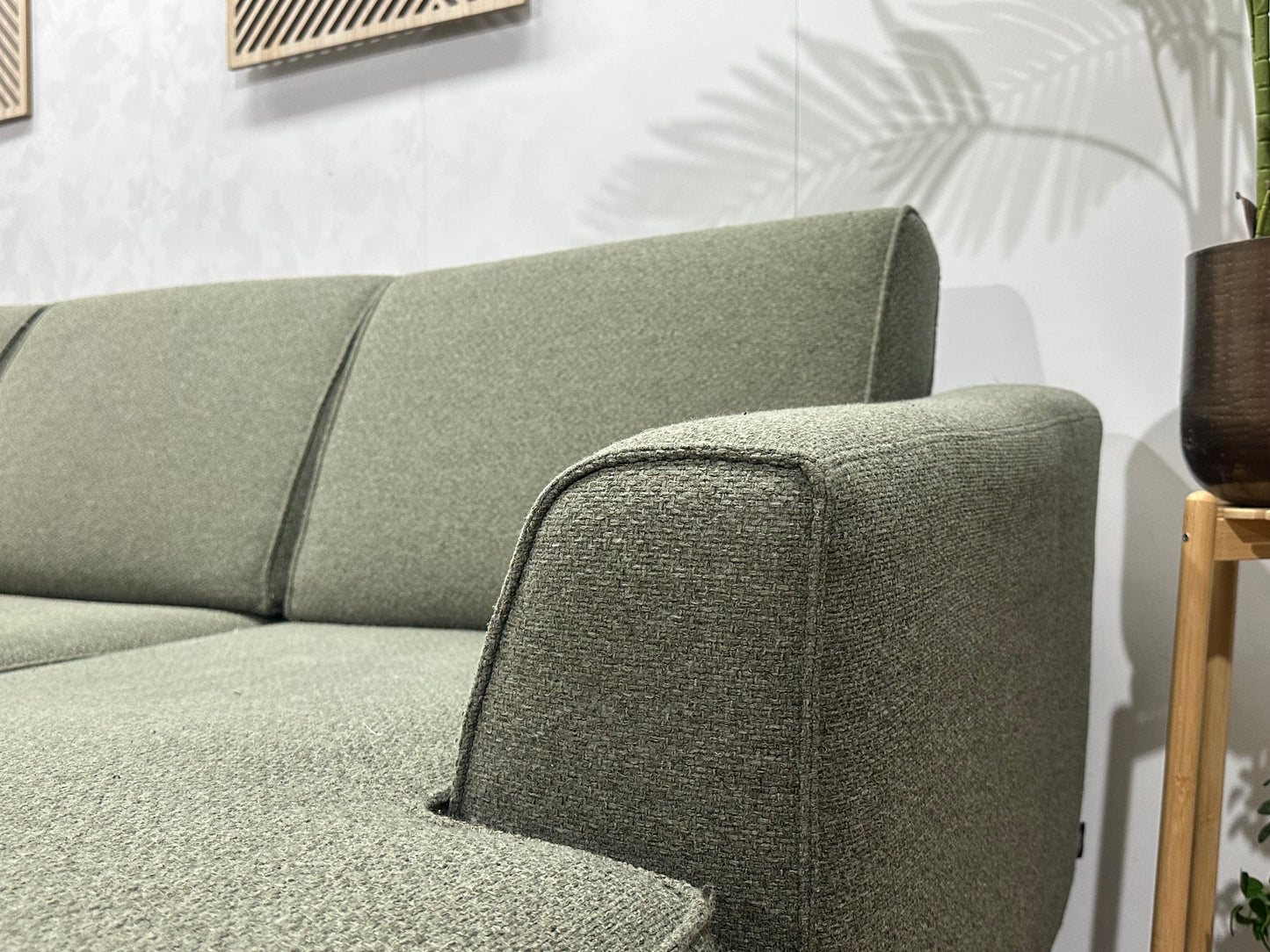 H&H Grijze U Bank ~ Losse Kussens Met Afneembare Hoezen