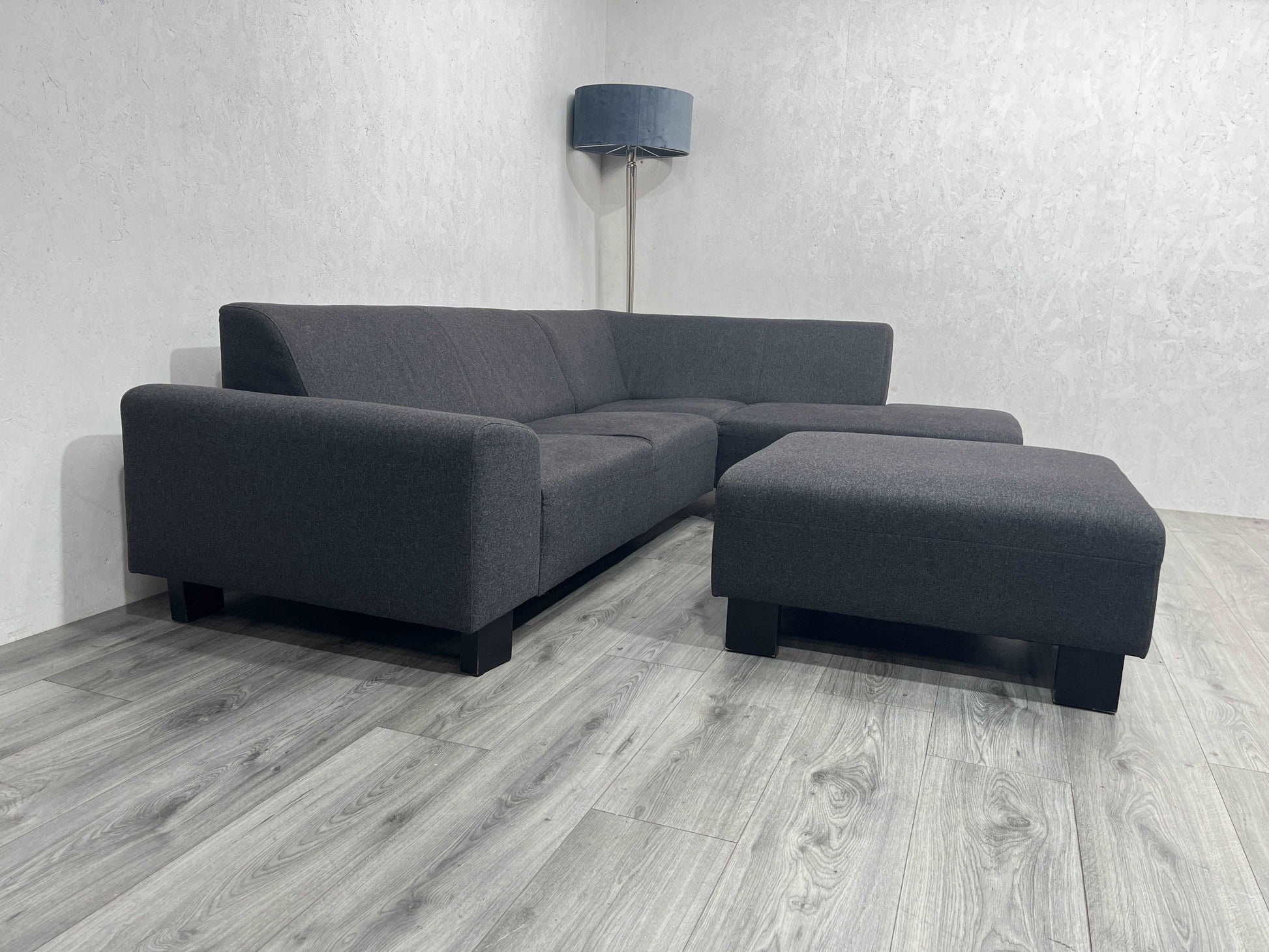 Antraciet HoekBank Inc. hocker