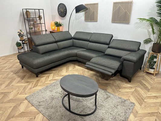 Antraciet Hoekbank ~ Relaxfunctie