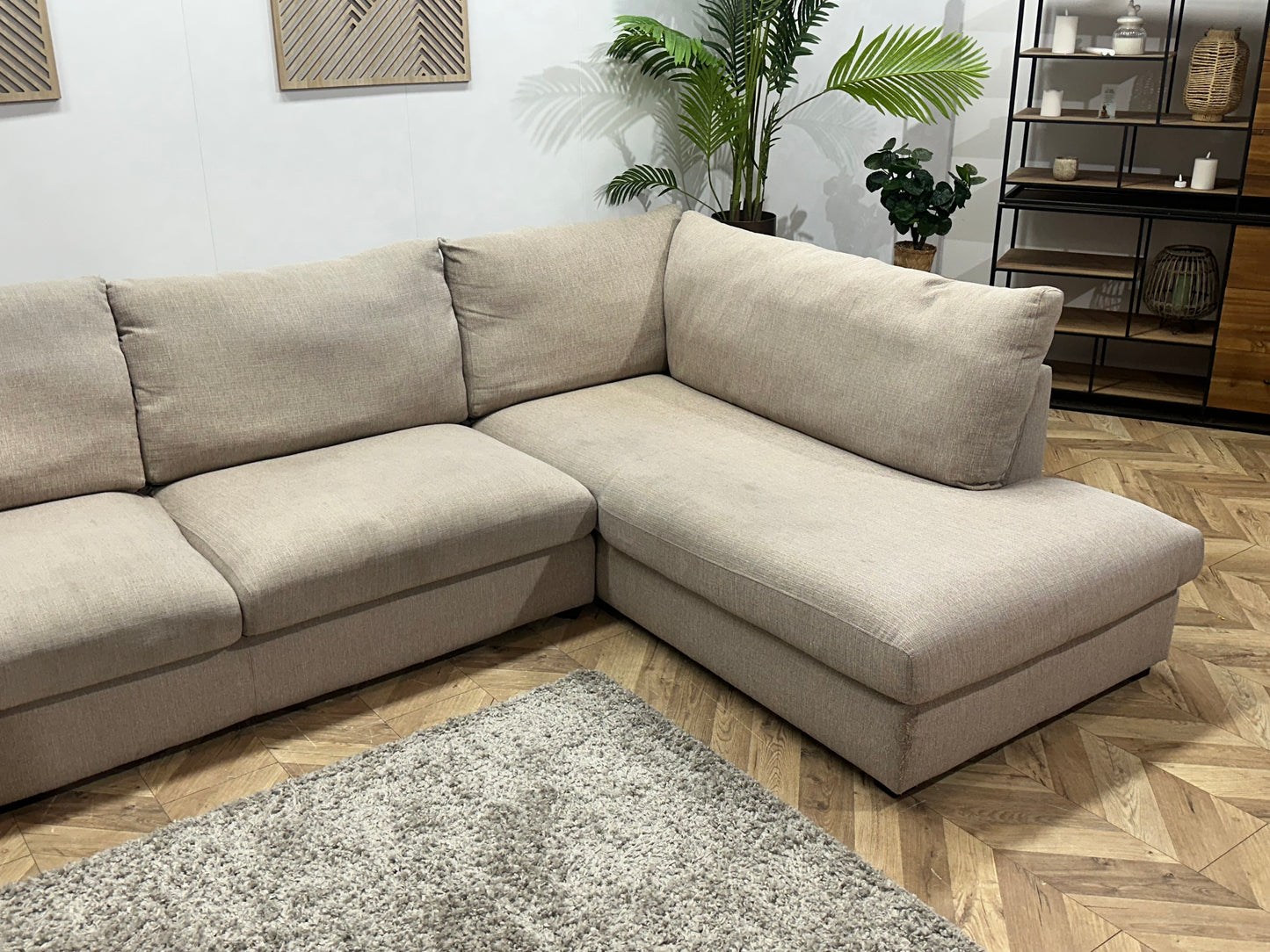 Beige Hoekbank ~ Inruilvoordeel