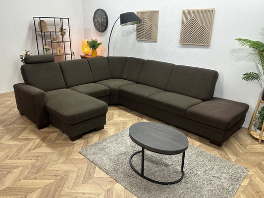 Bruine U Bank ~ Vaste Kussens