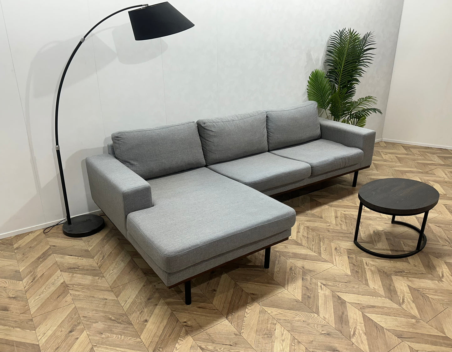 Licht Grijze Hoekbank ~ Losse Kussens Met Afneembare Hoezen