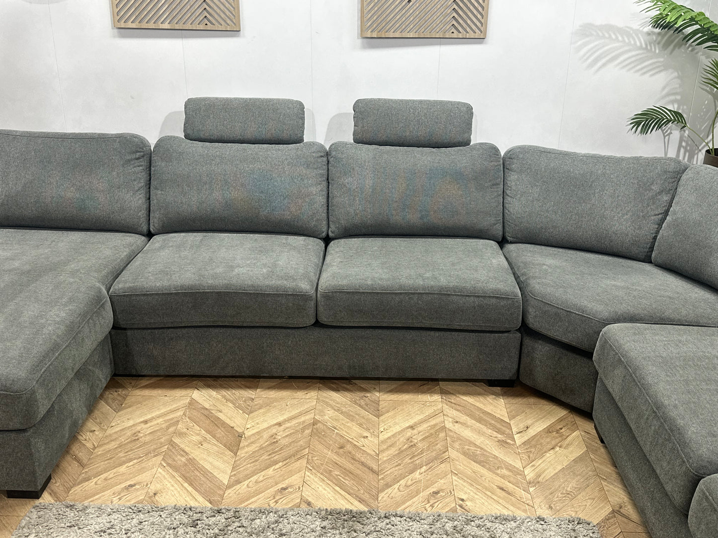 Antraciet Suède Stoffen U Bank ~ Losse Kussens Met Afneembare Hoezen