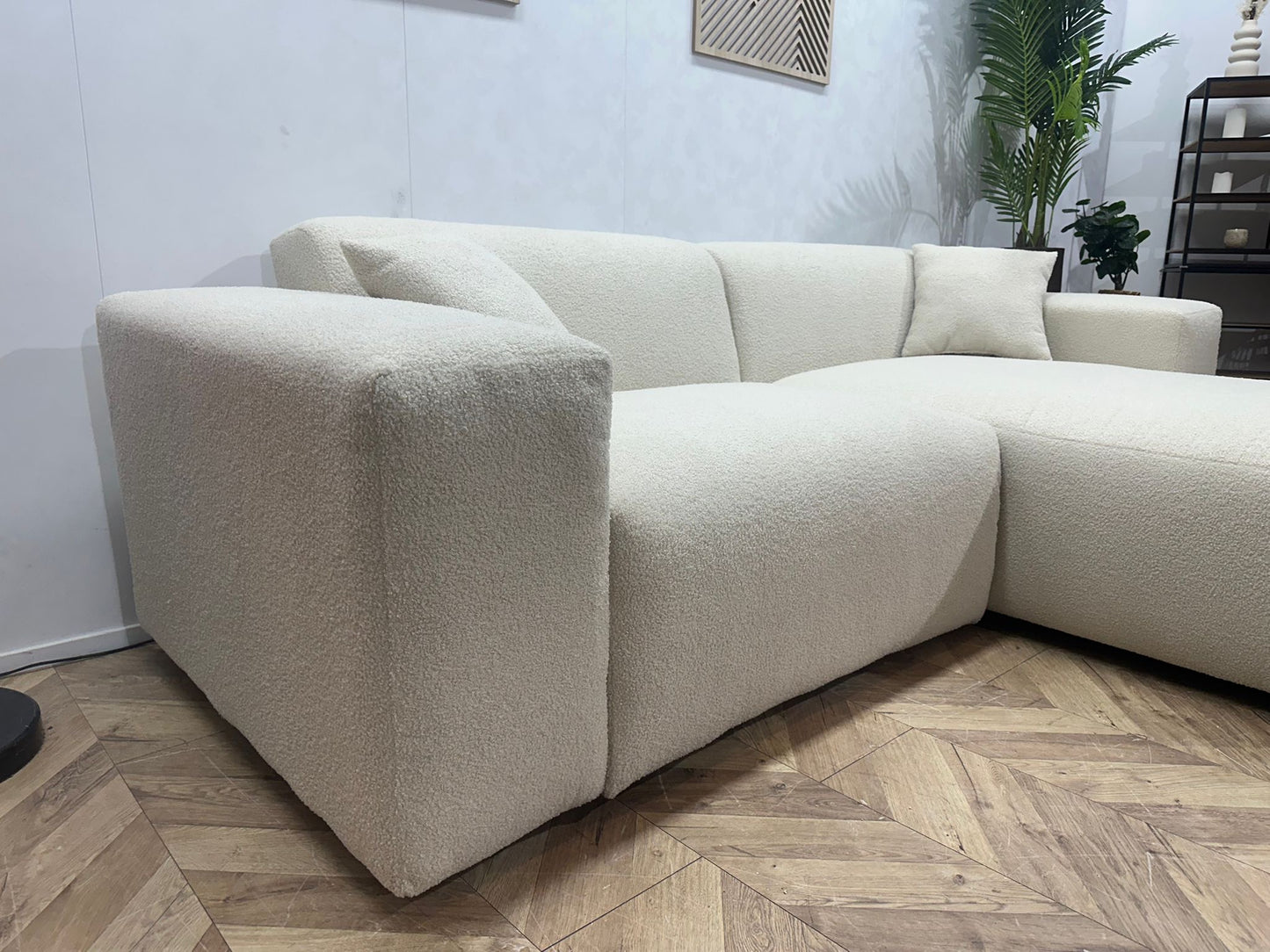 Hoekbank Den Haag Bouclé