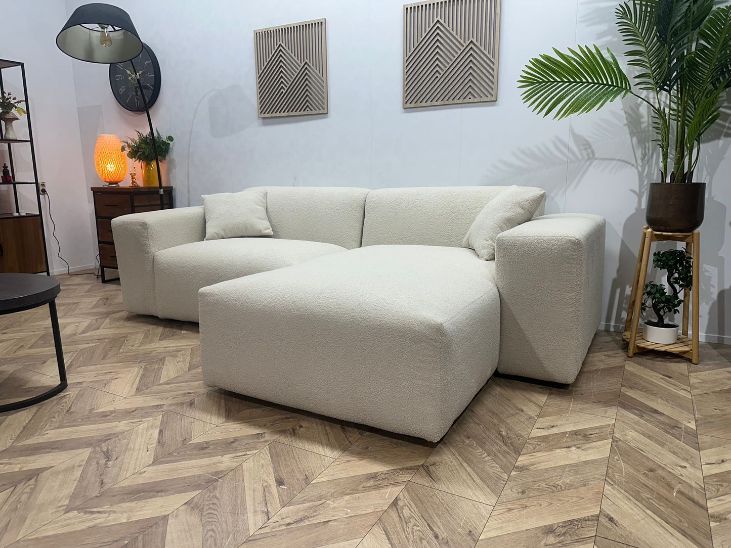 Hoekbank Den Haag Bouclé