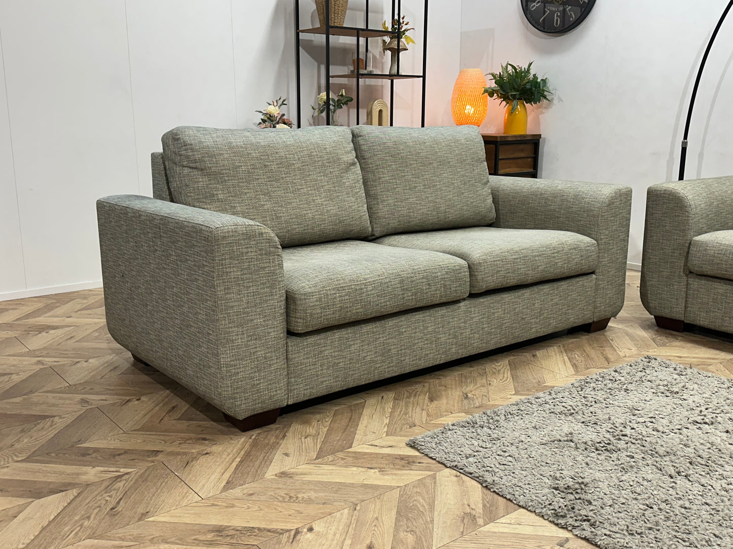 Grijze Banken Set ~ Losse Kussens Met Afneembare Hoezen