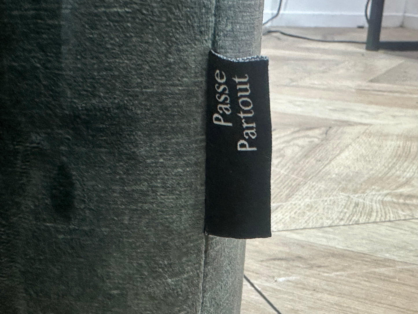 Passe Partout Groene Velvet Ruime Hoekbank Inc Fauteuil ~ Losse Kussens Met Afneembare Hoezen