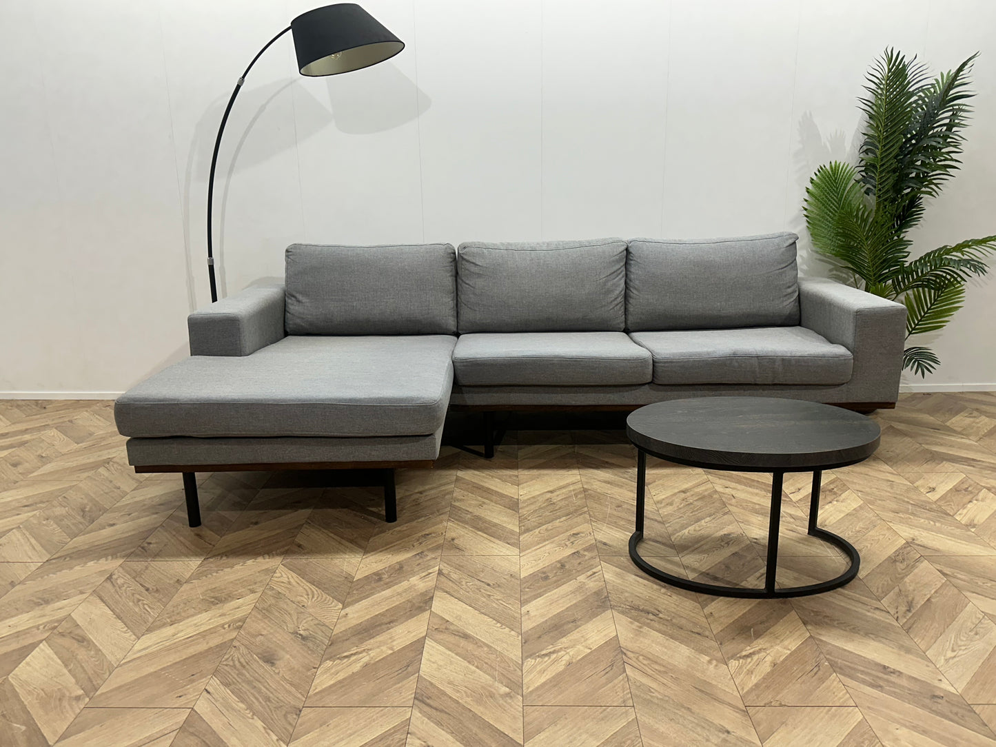 Licht Grijze Hoekbank ~ Losse Kussens Met Afneembare Hoezen