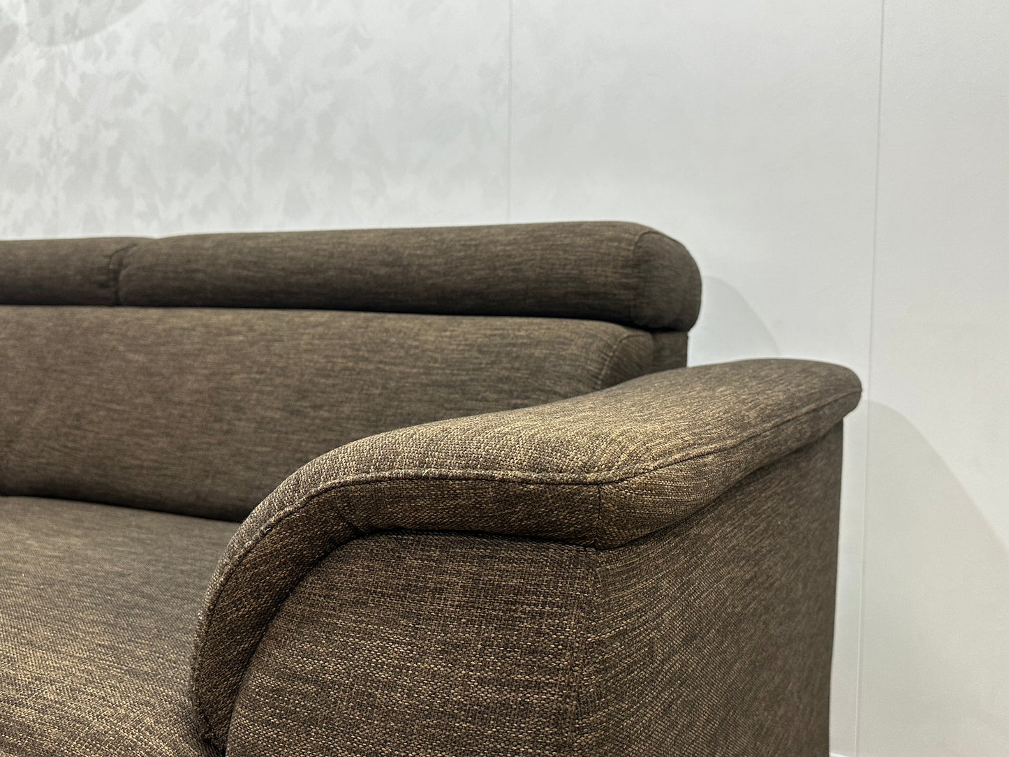 In.House Bruine 2.5-Zits Bank ~ Verstelbare Hoofdsteunen