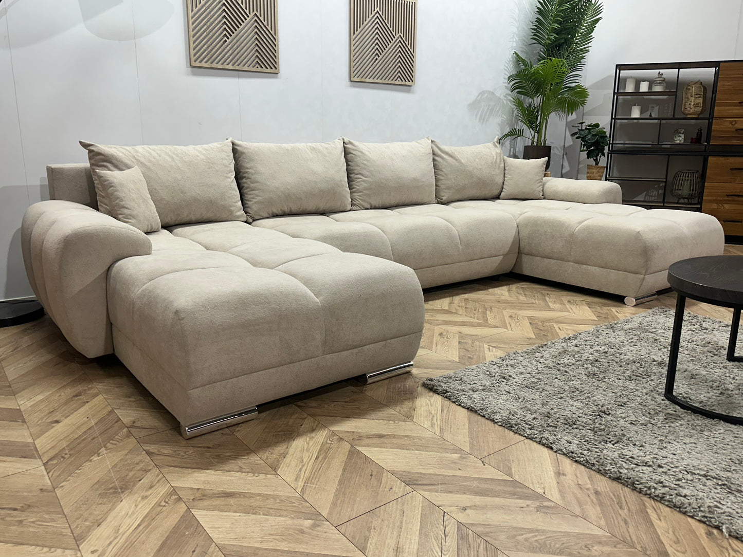 !Showroommodel! Crème Velvet U Bank