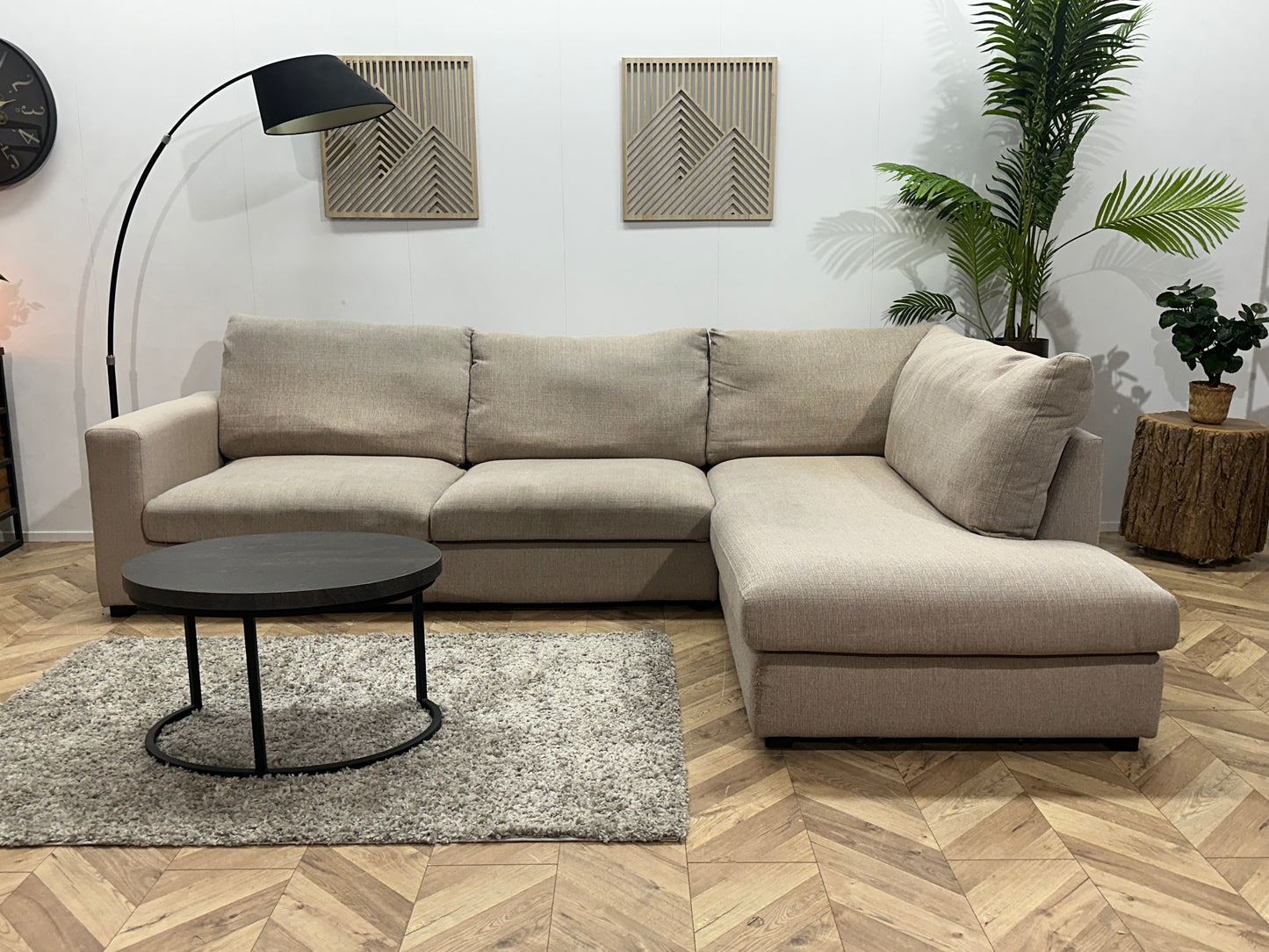 Beige Hoekbank ~ Inruilvoordeel