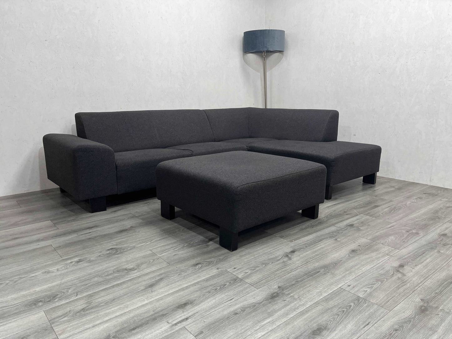 Antraciet HoekBank Inc. hocker