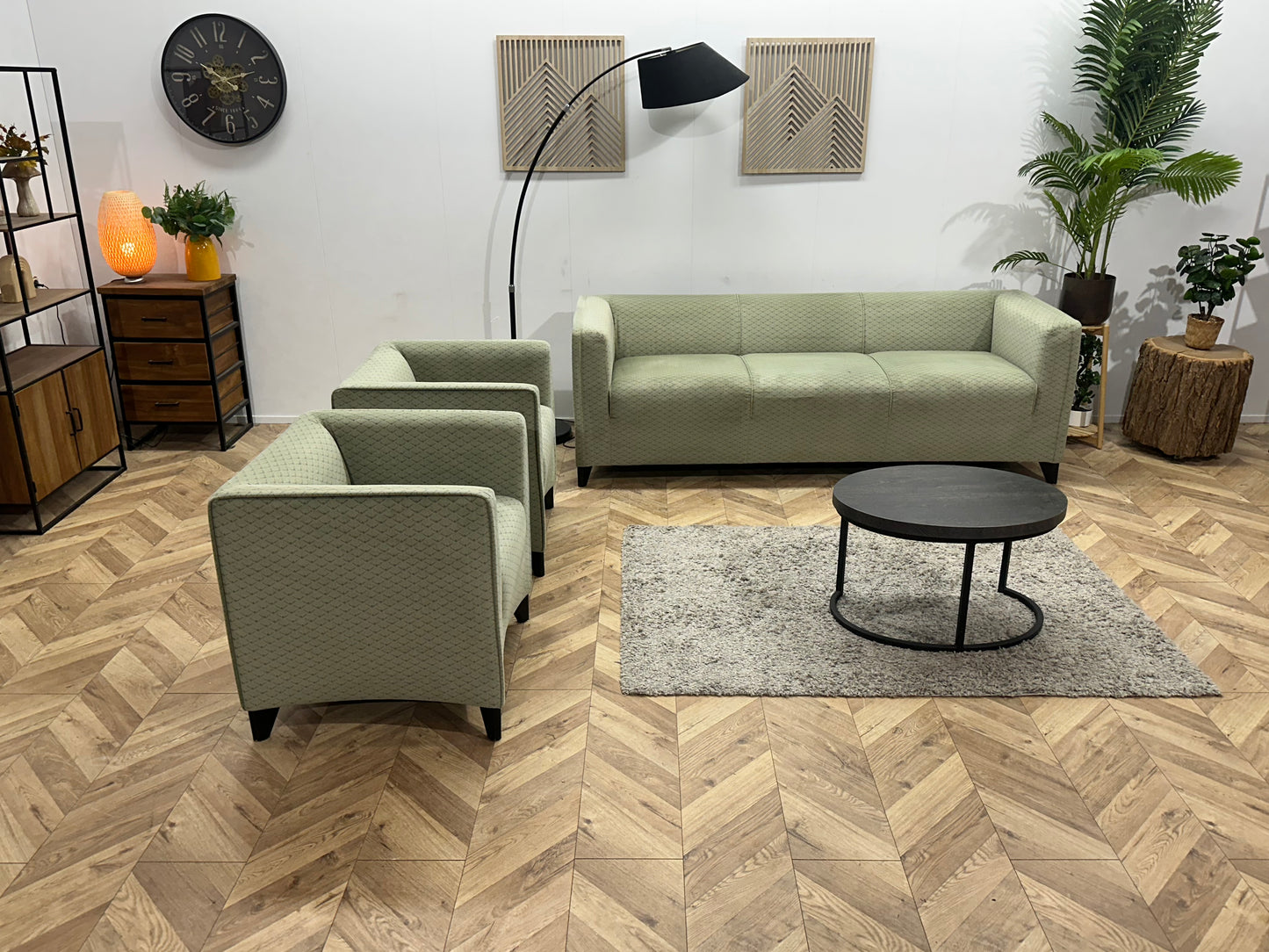 Licht Groene Banken Set ~ Inruilvoordeel