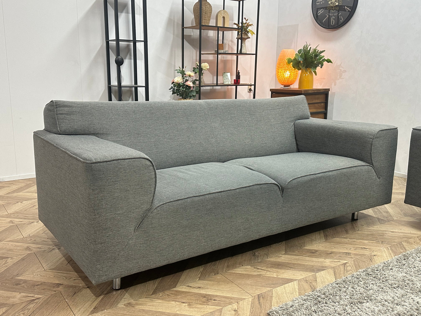 Grijze Banken Set ~ Vaste Kussens