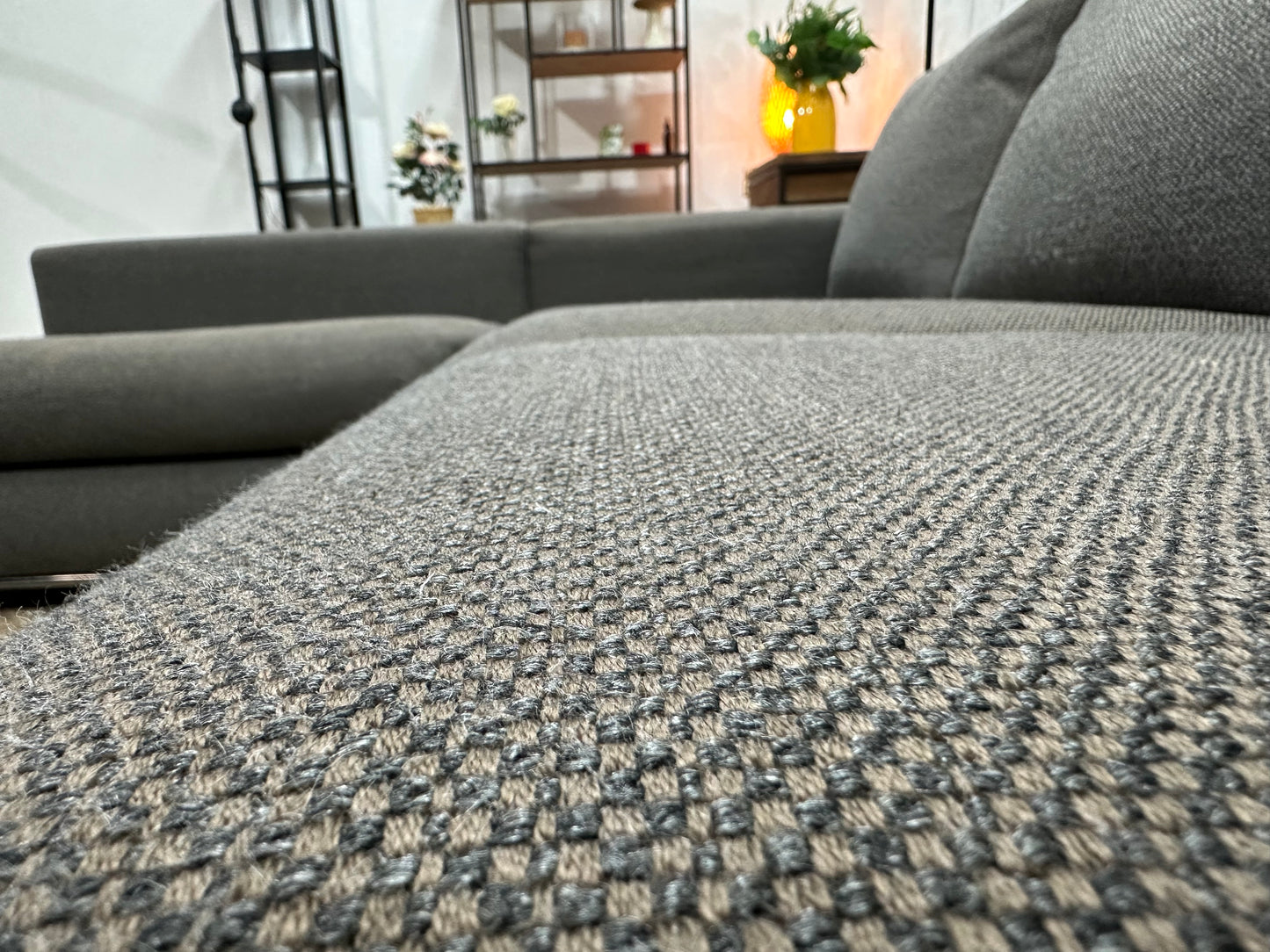 Minotti Bruine Hoekbank Inc Hocker ~ Inruilvoordeel