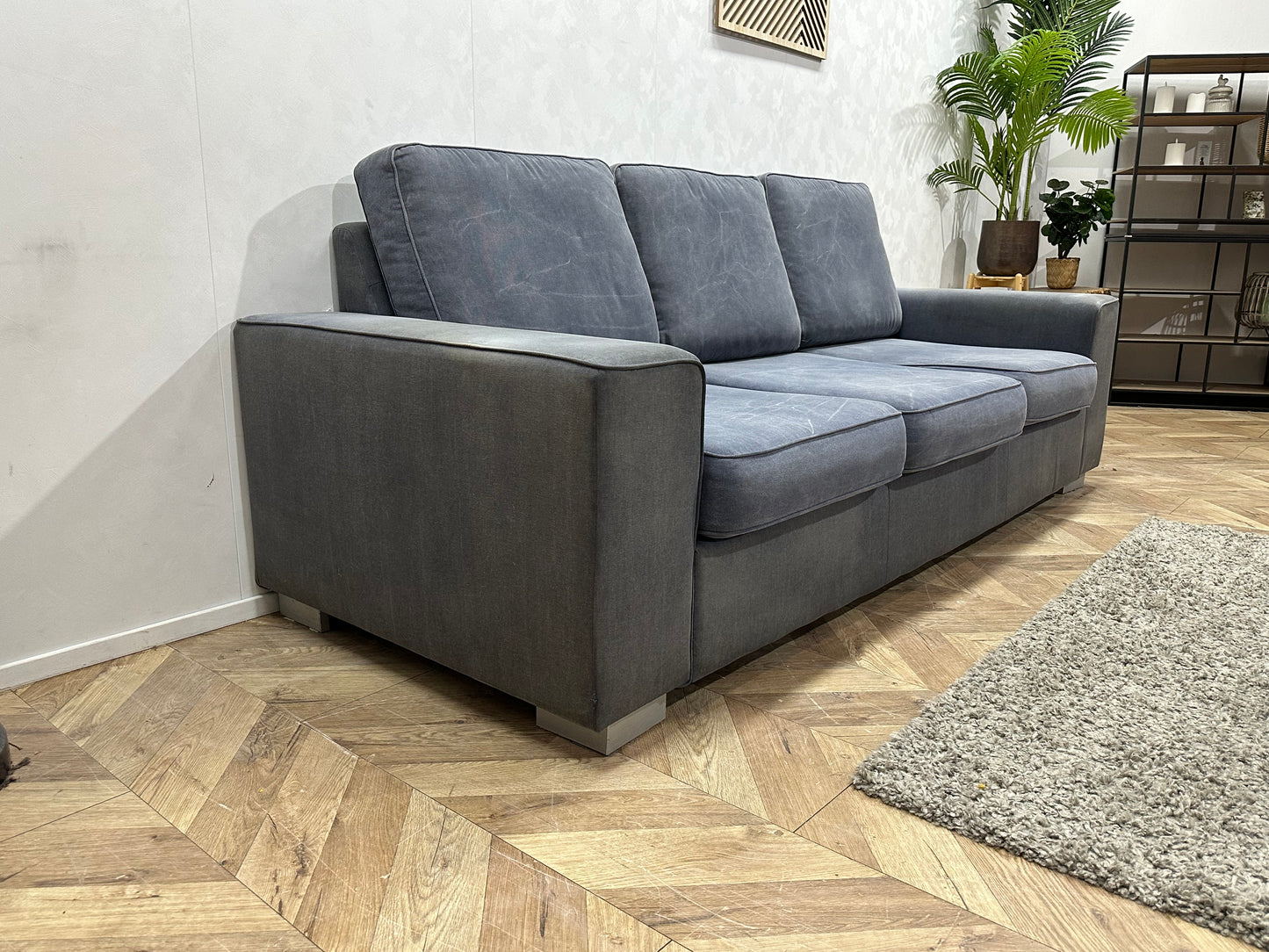 !Inruilvoordeel! Blauwe 2.5-Zits Bank