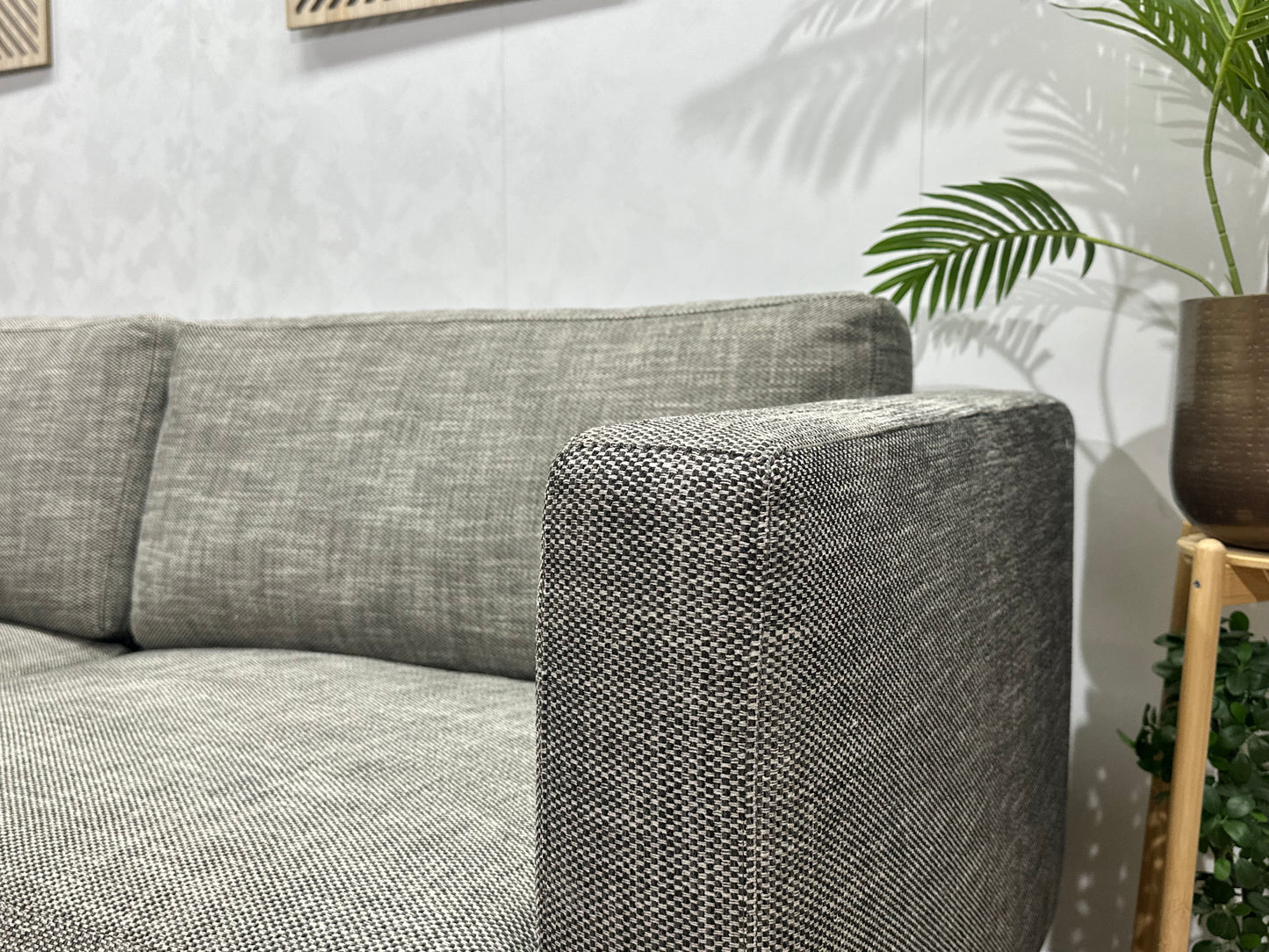 Grijze Hoekbank ~ Losse Kussens Met Afneembare Hoezen