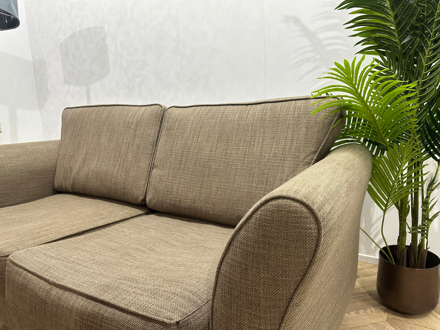 Licht Bruine Banken Set ~ Losse Kussens Met Afneembare Hoezen