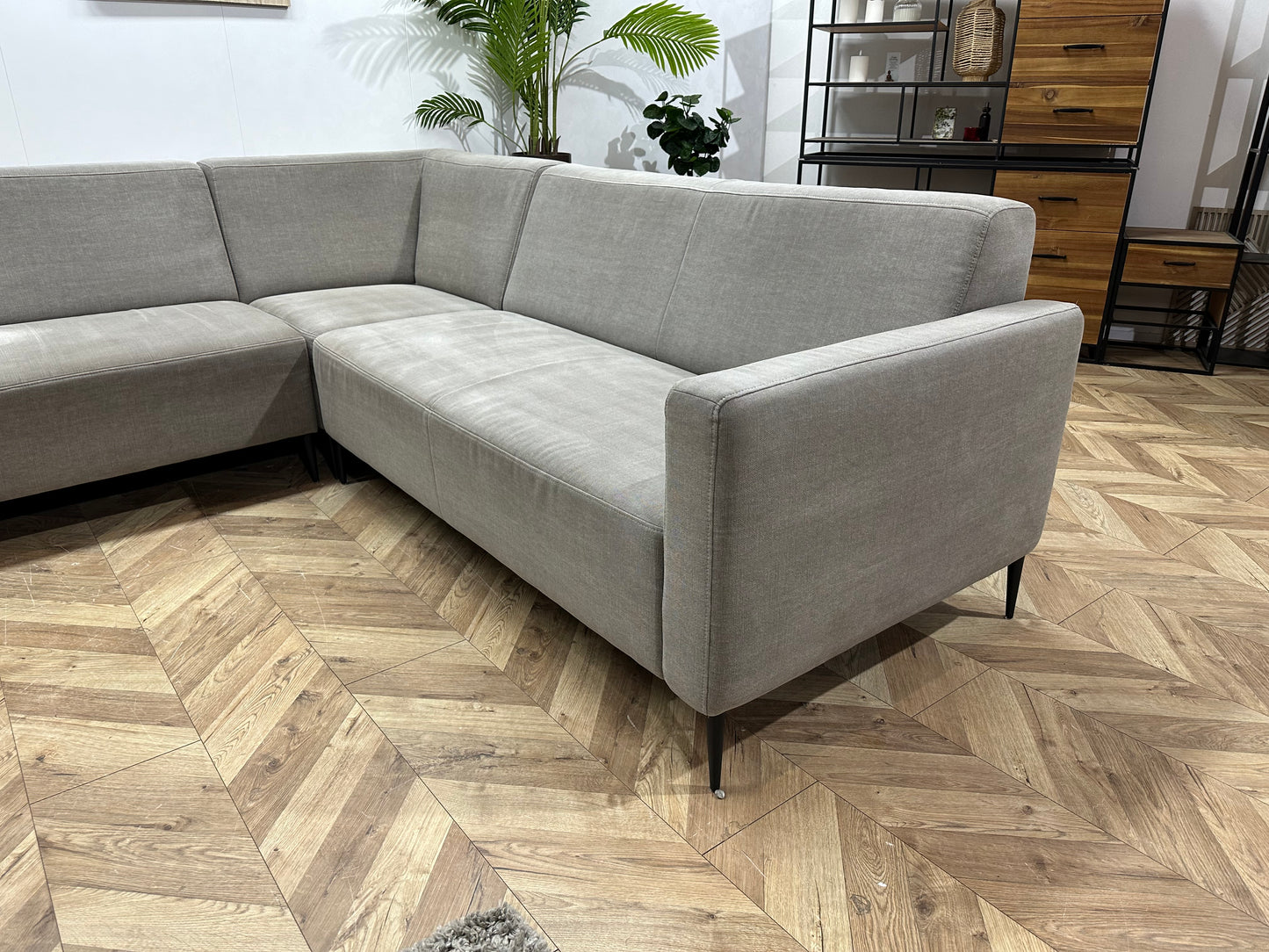 !Inruilvoordeel! Goossens Grijze Hoekbank ~ Beide Hoekopstellingen Mogelijk