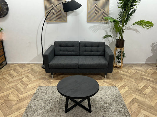 Antraciet 2.5-Zits Bank ~ Losse Kussens Met Afneembare Hoezen