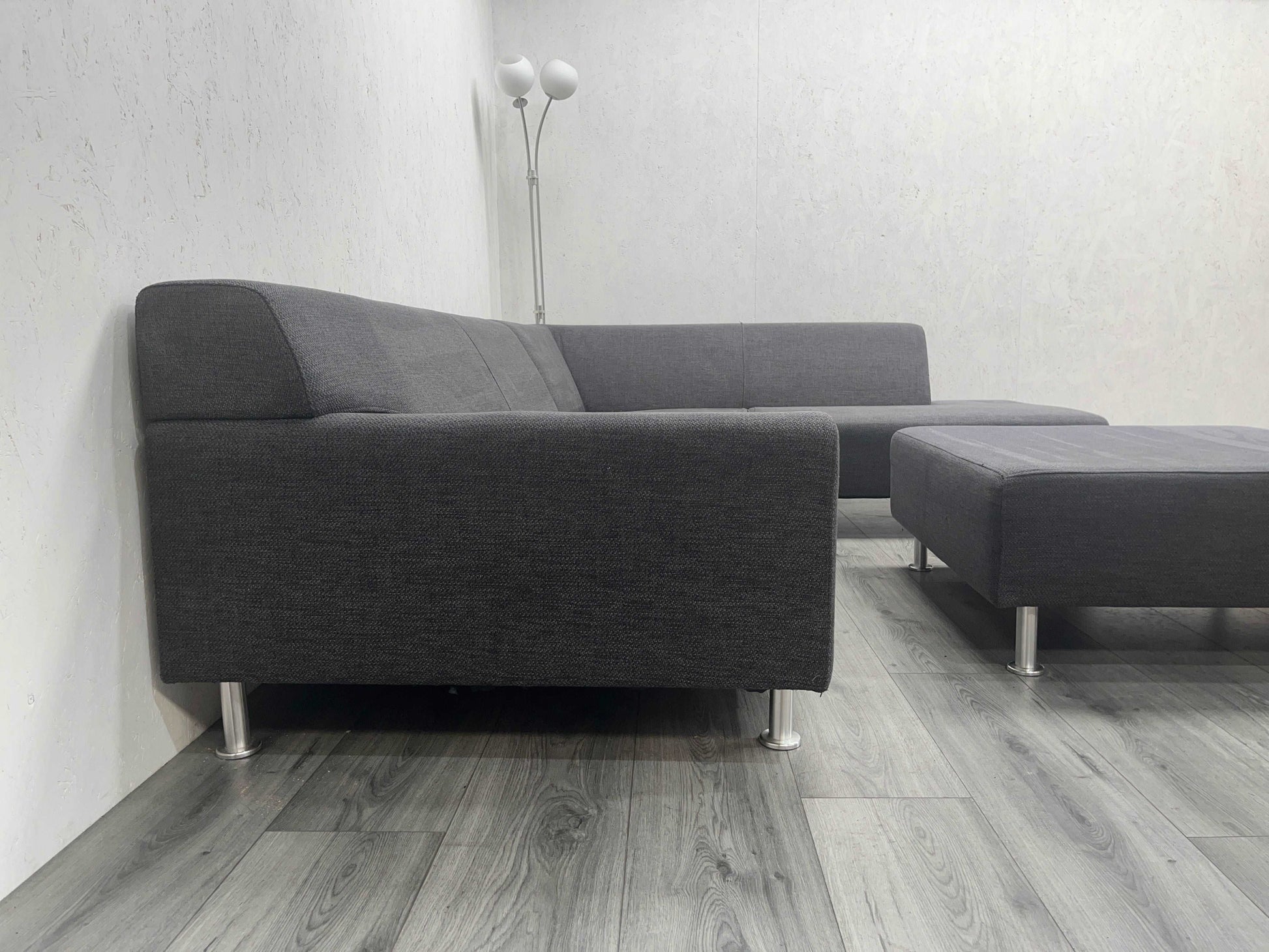 Antraciet Hoekbank ~ Hocker