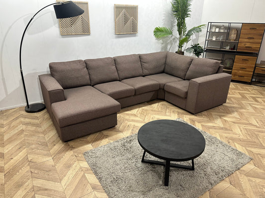 Bruine U Bank ~ Losse Kussens Met Afneembare Hoezen