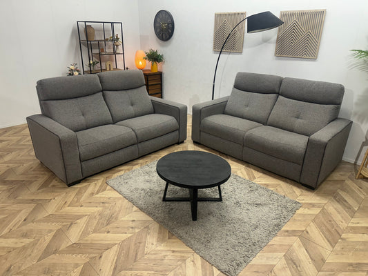 Grijze Banken Set ~ Vaste Kussens