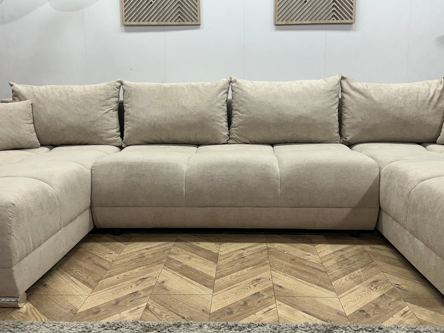 !Showroommodel! Crème Velvet U Bank